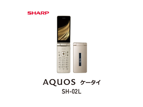 Sharp 02l gold aquos - sh-02l, keitai